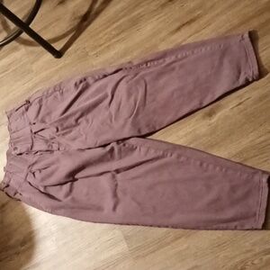 Flared out purple comfy jeans